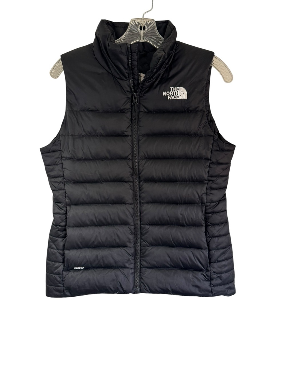 The North Face Quilted Puffer Down Vest Womens 550 Goose-Down Black Size Small
